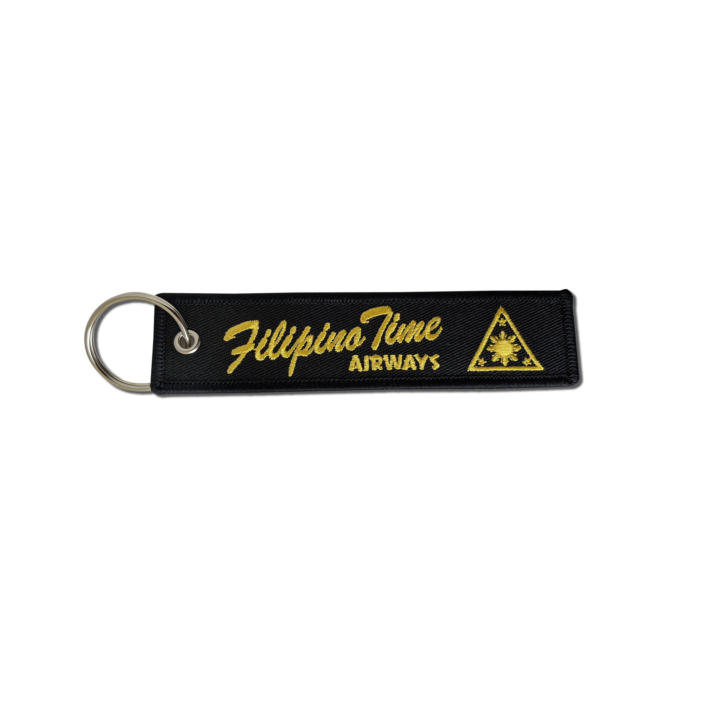 Filipino Time Embroidery Keychain – ILLA MANILA