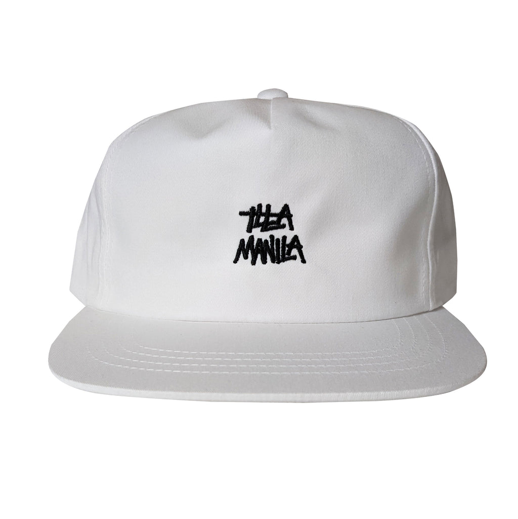 Small Logo Deconstructed Snapback - White
