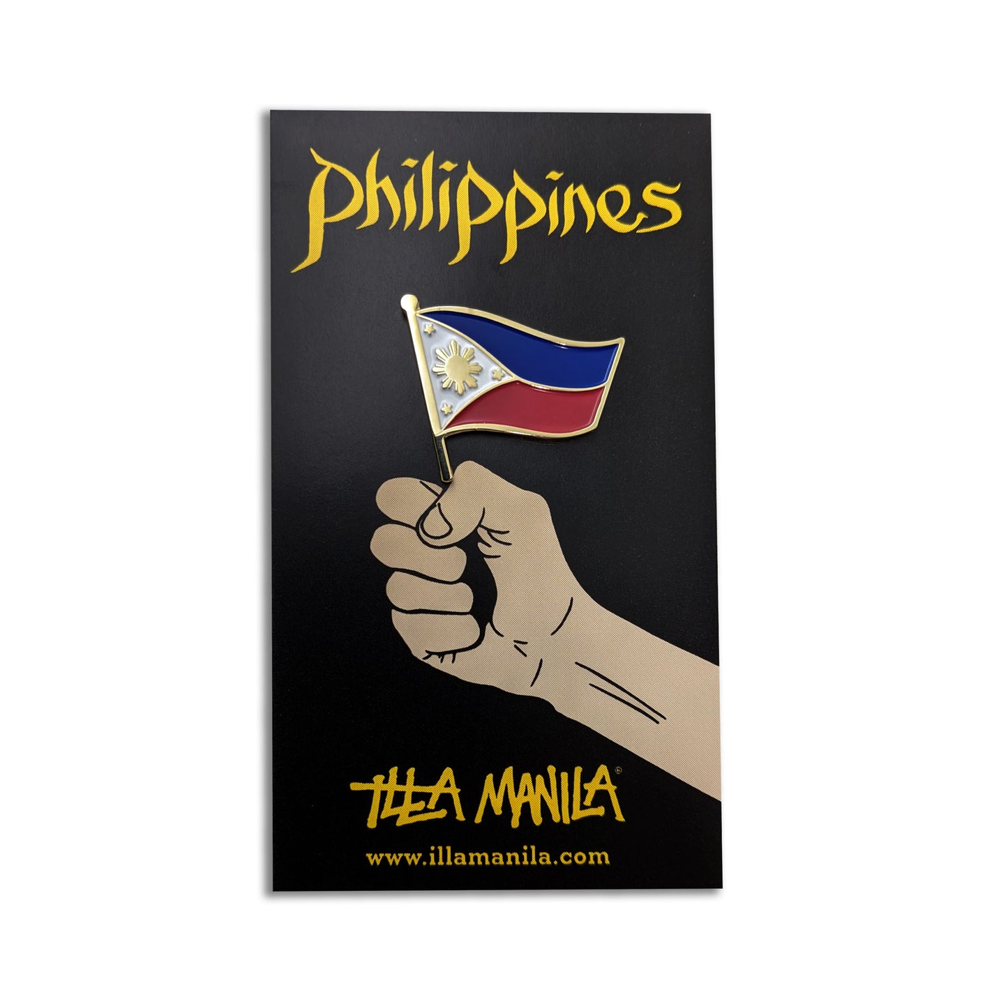 ILLA Philippines Flag Enamel Pin