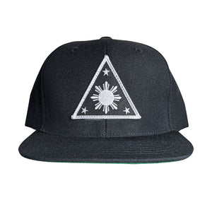 ILLA Triangle Sun Black/White Patch Snapback - BLACK