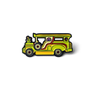 Yellow Jeepney Enamel Pin